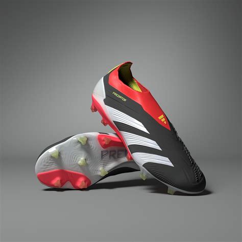 adidas predator nere e bianche laceless